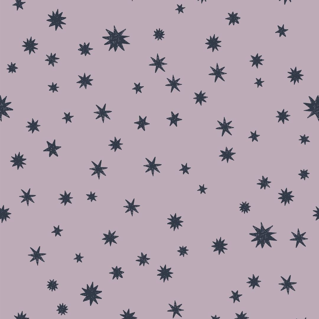 Kinderbehang Meet me at the Wall - Starry Night - Lilac - Joëlle Wehkamp