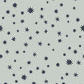 Behangstaal Meet me at the Wall - Starry Night - Light blue - Joëlle Wehkamp