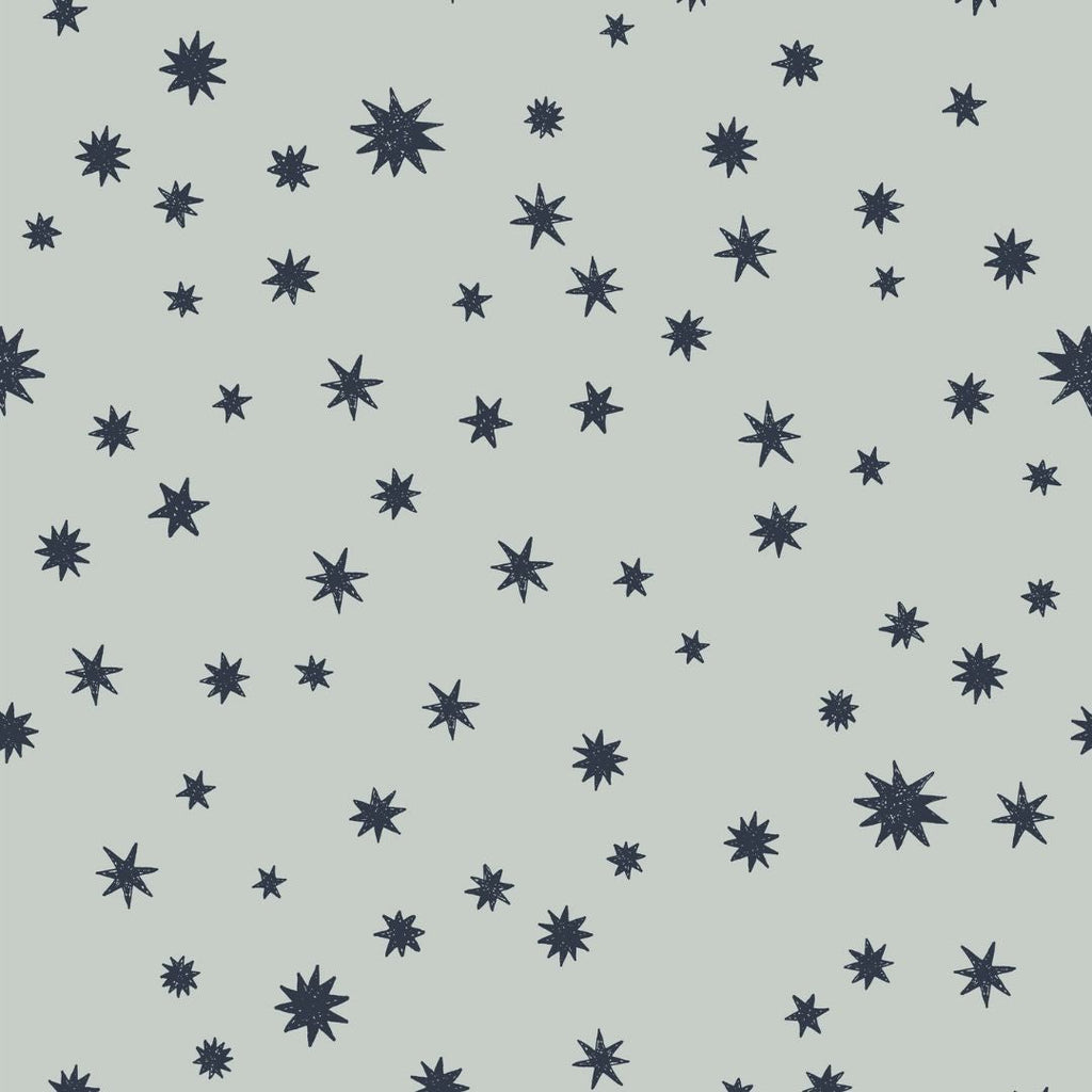 Kinderbehang Meet me at the Wall - Starry Night - Light blue - Joëlle Wehkamp