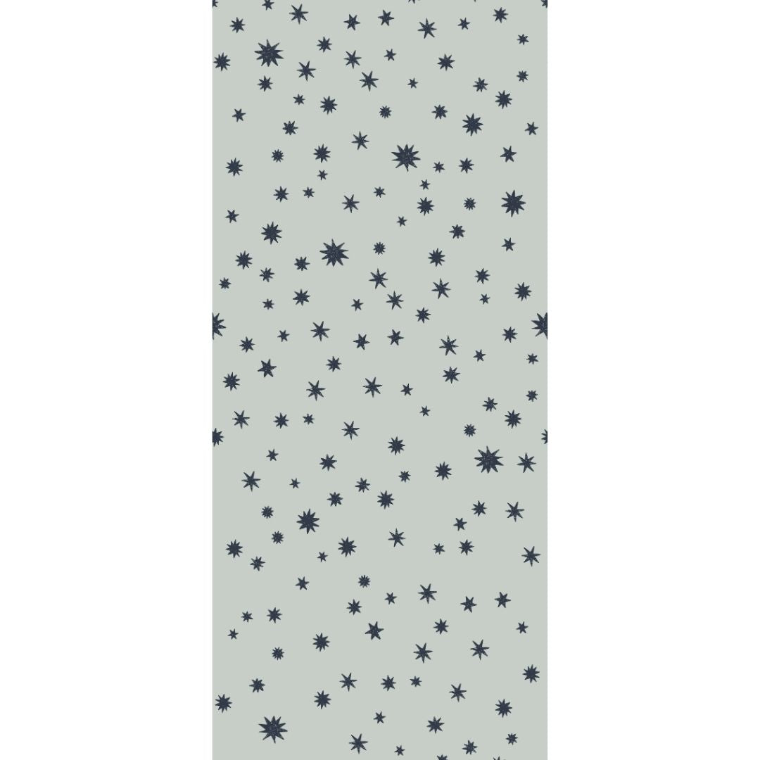 Kinderbehang Meet me at the Wall - Starry Night - Light blue - Joëlle Wehkamp