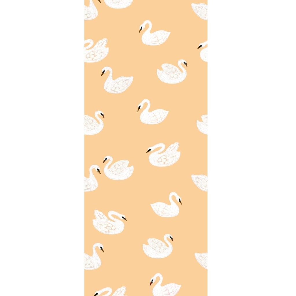 Kinderbehang Meet me at the Wall - Swans - Buttercup - Joëlle Wehkamp