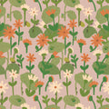 Blooming daisies –  Smokey pink Wallpaper by Lotte Dirks | Into the Flowerfields Collection