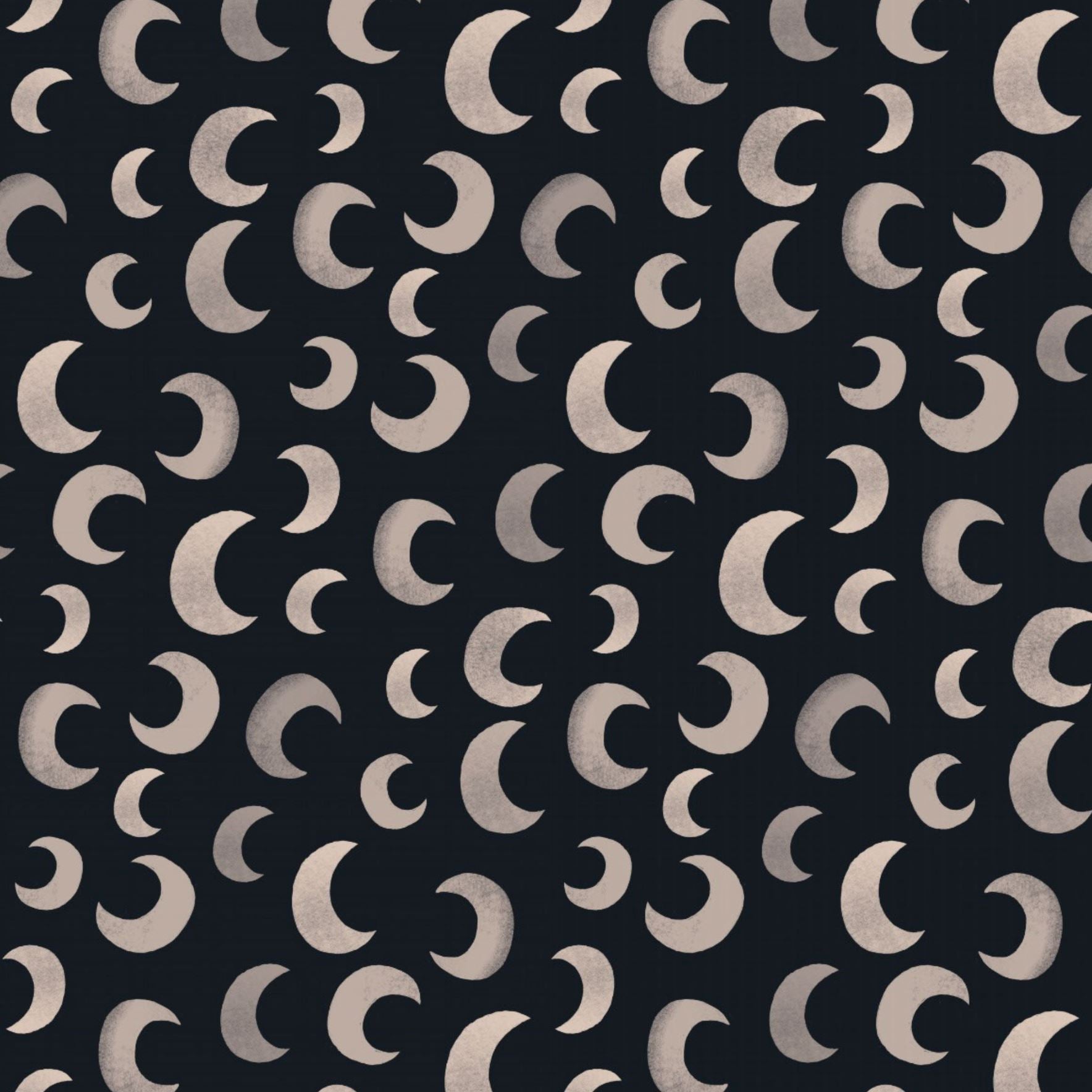 Behang Meet Me at the Wall - Moon Dark - Aniek Bartels
