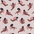 Behang Meet Me at the Wall -  Womanhood Soft Pink  - Natural Noord