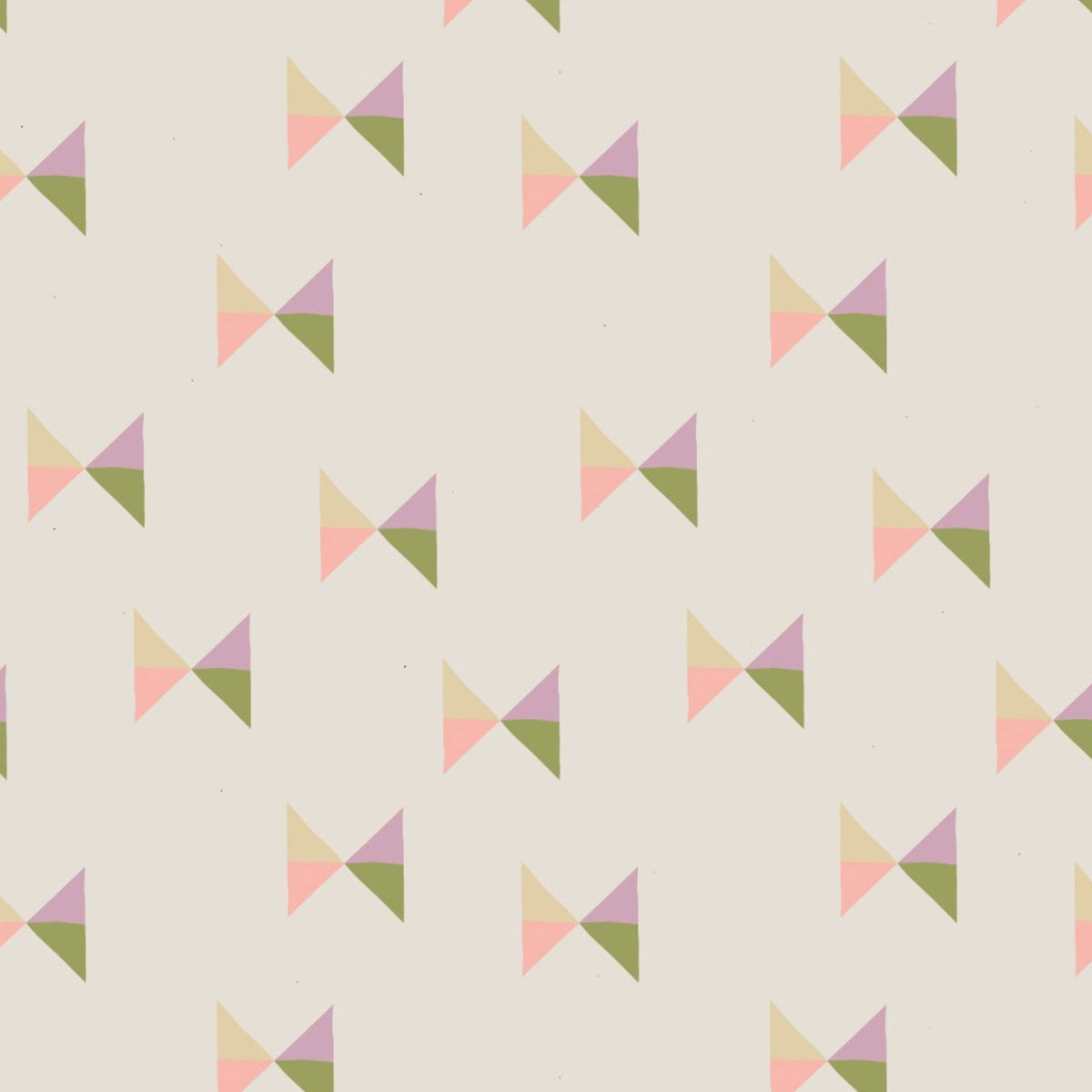 Behang Meet Me at the Wall - Bowie Tie Pastels - Carolien Baudoin