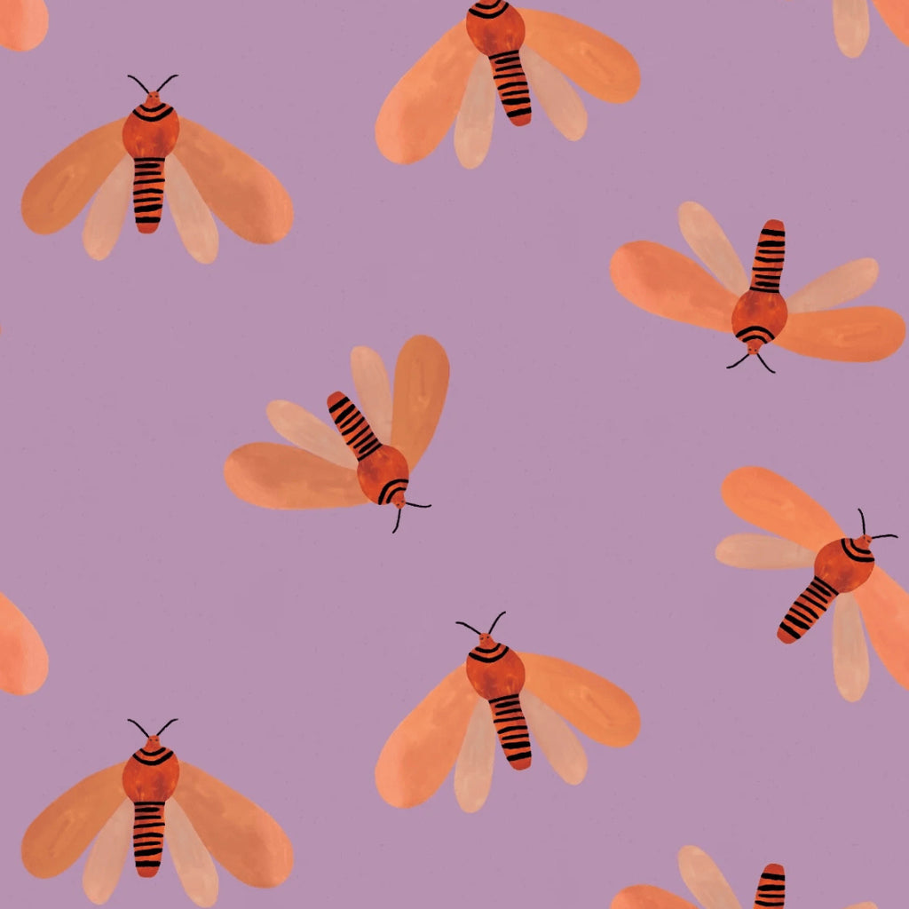 Behang Meet Me at the Wall - Moth Spring - Aniek Bartels