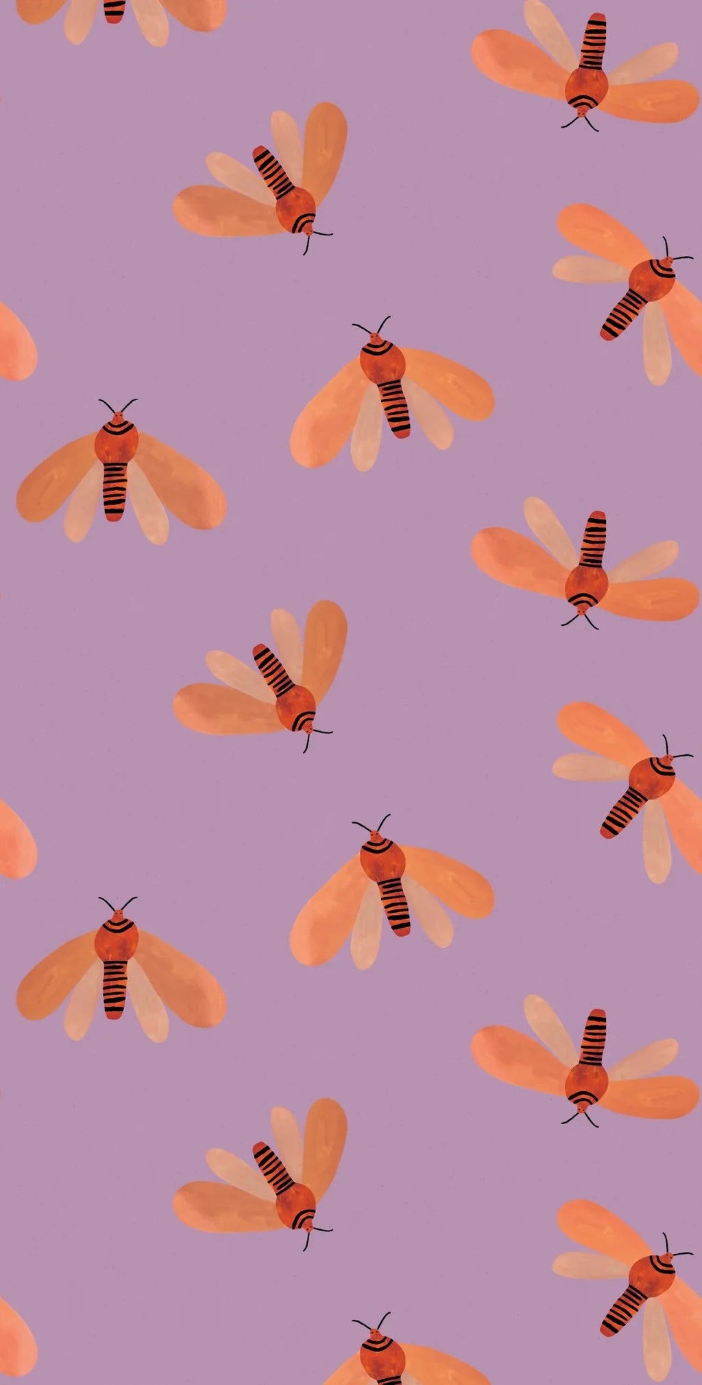 Behang Meet Me at the Wall - Moth Spring - Aniek Bartels