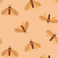 Behang Meet Me at the Wall  - Moth Sun - Aniek Bartels