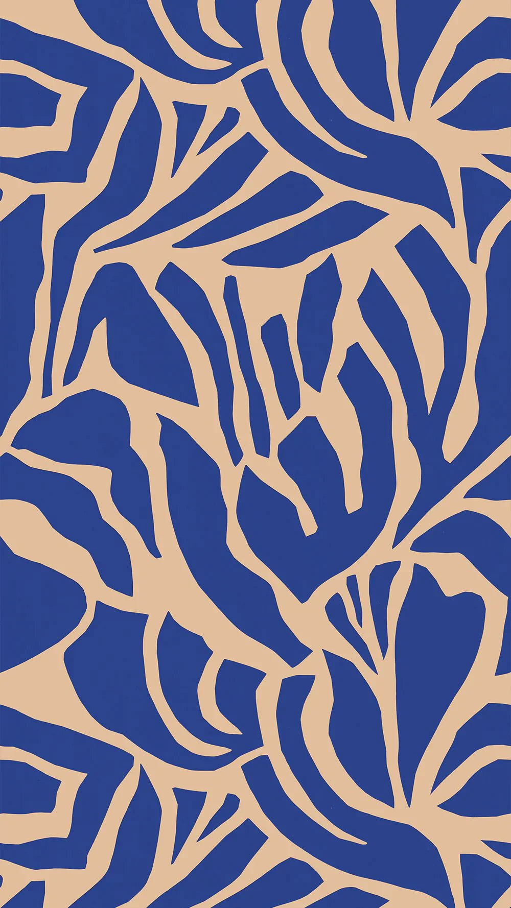 Behang Meet Me at the Wall -  Flow Blues - Sabine van Vessem
