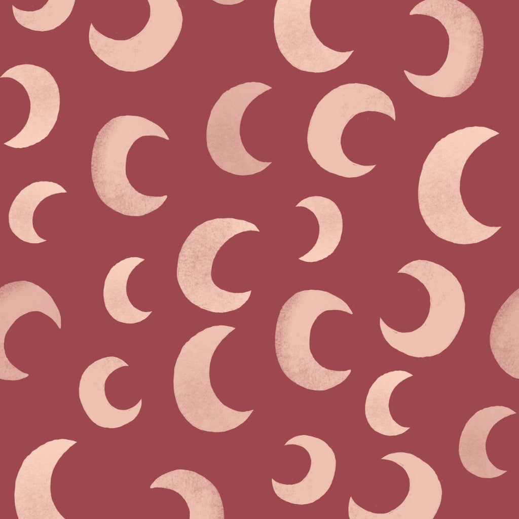 Behang Meet Me at the Wall - Moon Rhubarb - Aniek Bartels