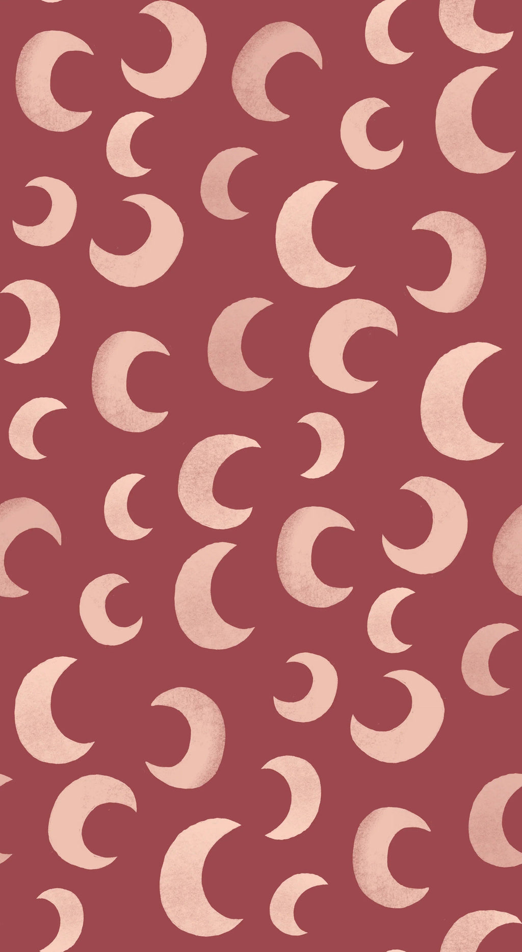 Behang Meet Me at the Wall - Moon Rhubarb - Aniek Bartels