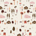 Behangstaal Meet Me at the Wall - Village Sand - Lotte Dirks
