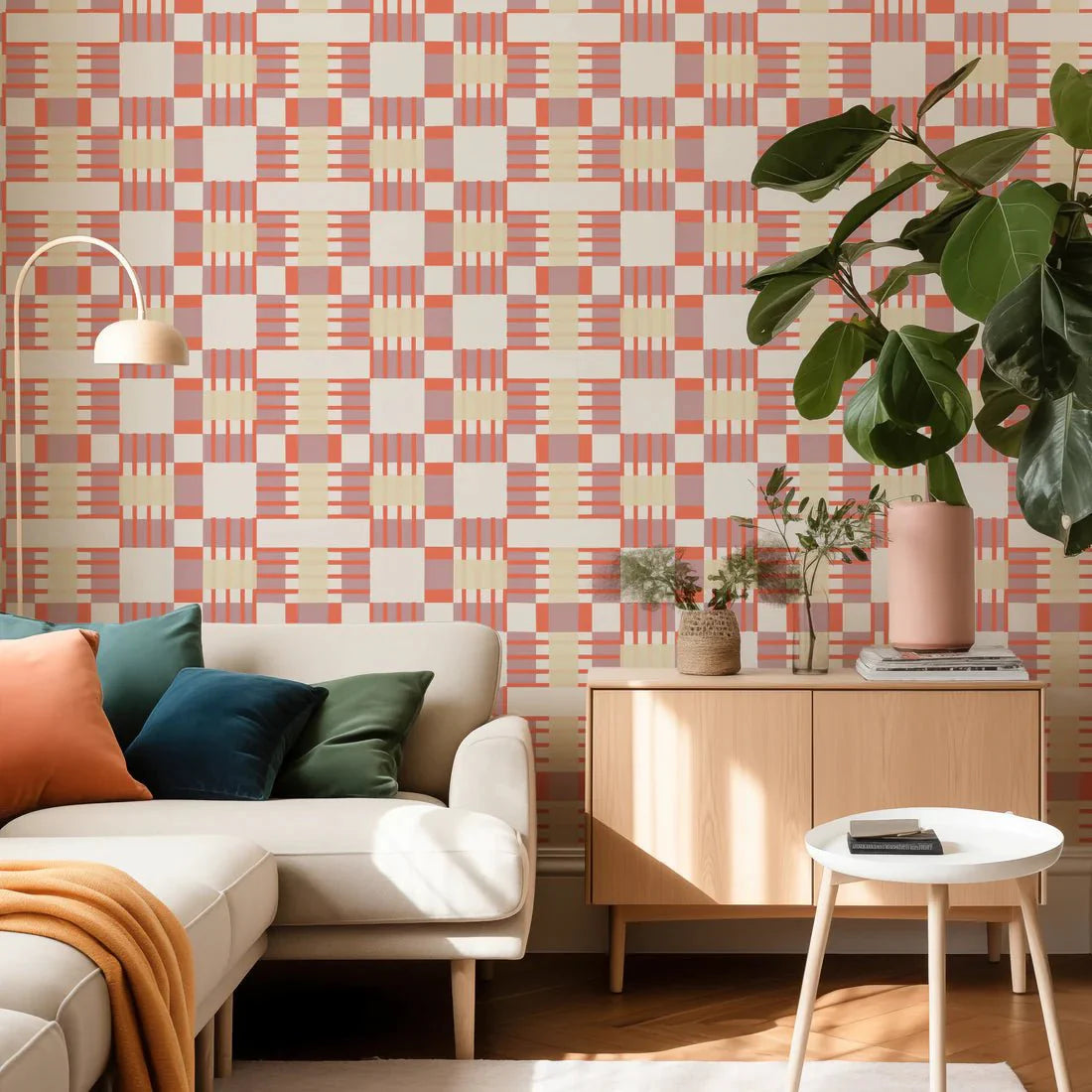 Behangstaal Meet Me at the Wall -  Blocks Two Tone - Sabine van Vessem