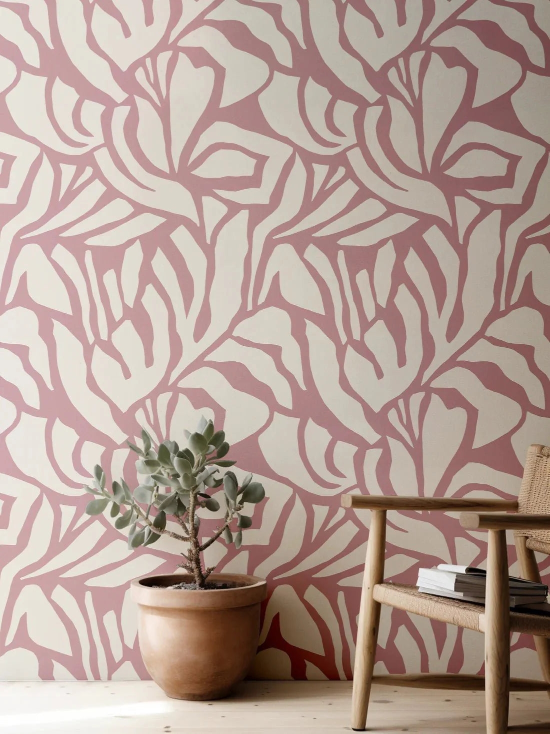 Behangstaal Meet Me at the Wall - Flow Mauve - Sabine van Vessem
