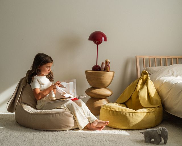 Wigiwama Bunny Beanbag - Beige