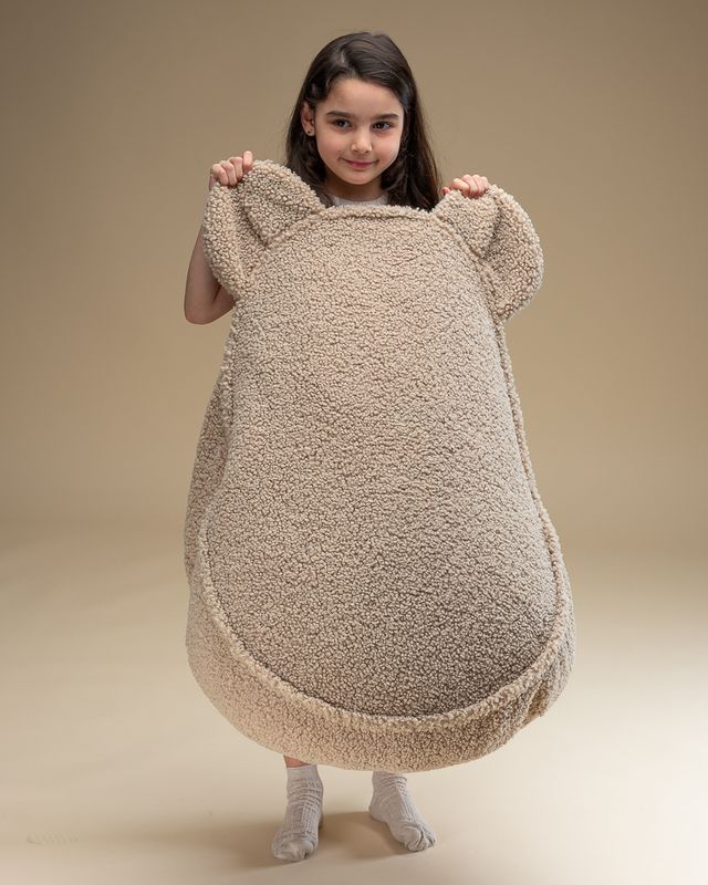 Wigiwama Bear Beanbag - Teddy beige