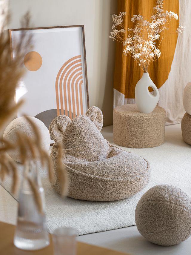 Wigiwama Bear Beanbag - Teddy beige