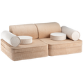 Wigiwama Settee Speelbank - Corduroy Brown