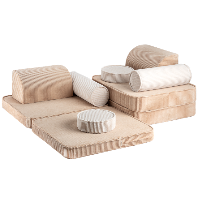 Wigiwama Settee Speelbank - Corduroy Brown