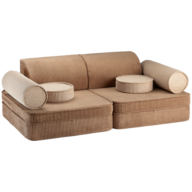 Wigiwama Settee Speelbank - Camel/brown