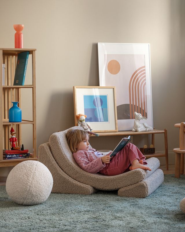 Wigiwama Moon Chair - Teddy Beige