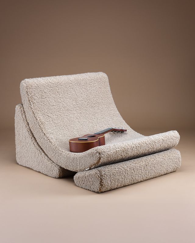 Wigiwama Moon Chair - Teddy Beige