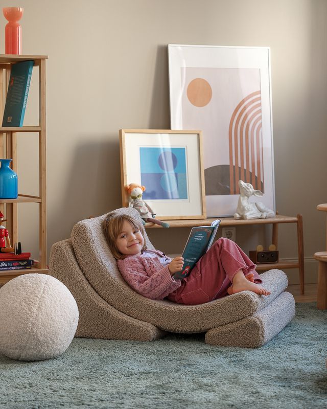 Wigiwama Moon Chair - Teddy Beige