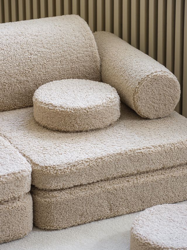 Wigiwama Settee Speelbank - Teddy Beige