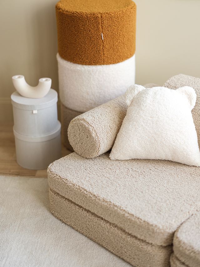 Wigiwama Settee Speelbank - Teddy Beige