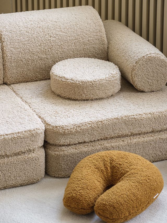 Wigiwama Settee Speelbank - Teddy Beige