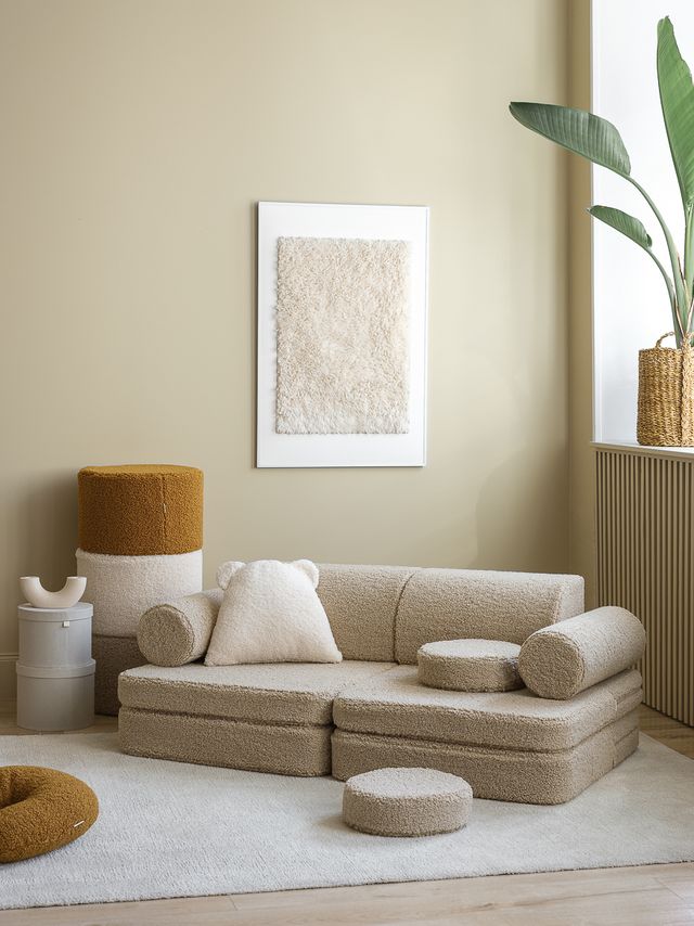 Wigiwama Settee Speelbank - Teddy Beige