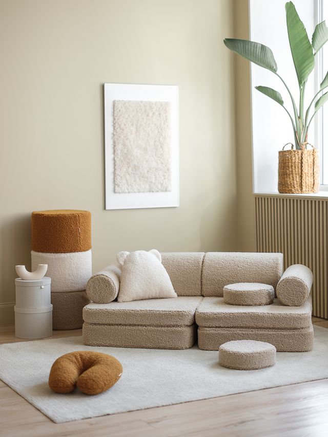 Wigiwama Settee Speelbank - Teddy Beige