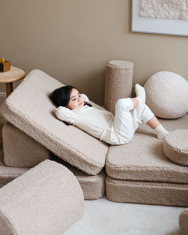 Wigiwama Settee Speelbank - Teddy Beige