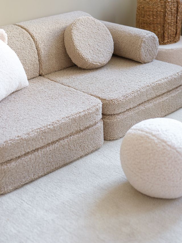 Wigiwama Settee Speelbank - Teddy Beige