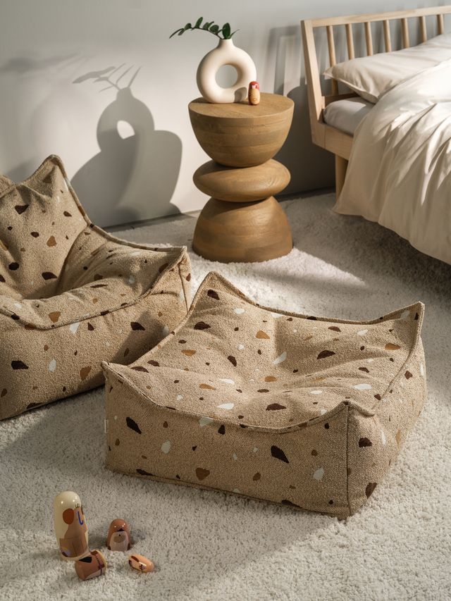 Wigiwama Terrazzo Beanbag Chair - Brown