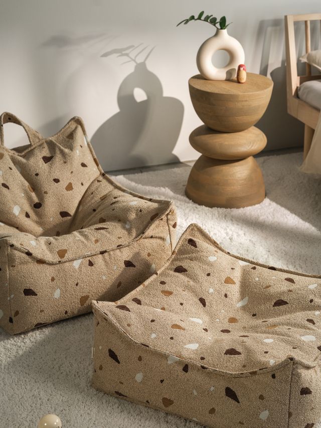 Wigiwama Terrazzo Beanbag Chair - Brown