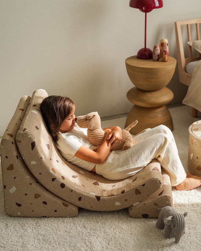 Wigiwama Terrazzo Moon Chair - Brown
