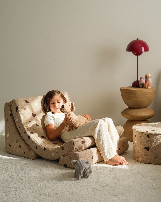 Wigiwama Terrazzo Moon Chair - Brown