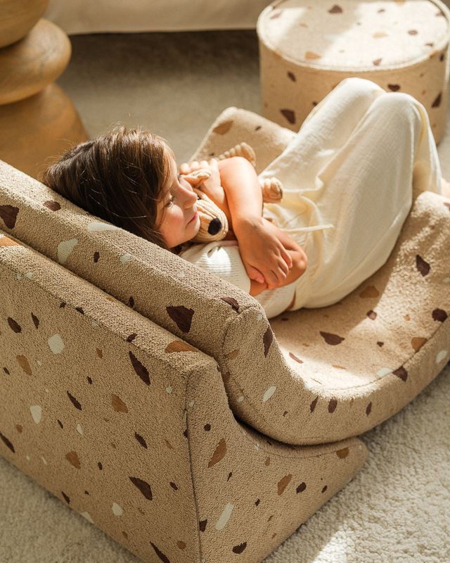 Wigiwama Terrazzo Moon Chair - Brown