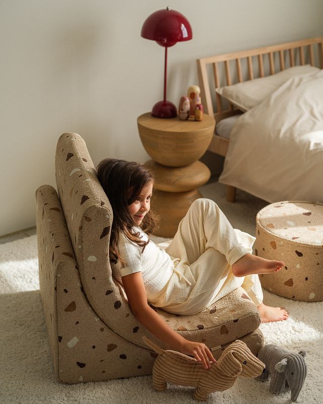 Wigiwama Terrazzo Moon Chair - Brown