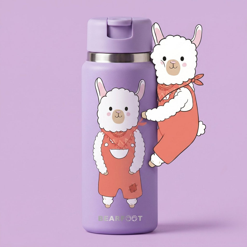TINY Thermo Kinderdrinkfles RVS - Lama