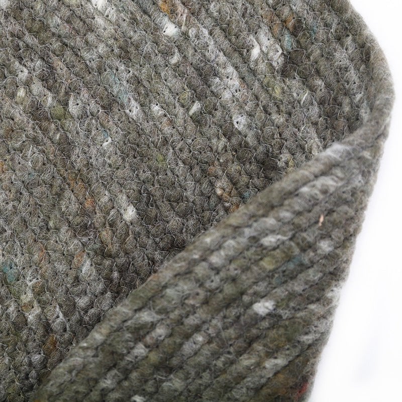 NEETHU OLIVE M vilten wollen vloerkleed