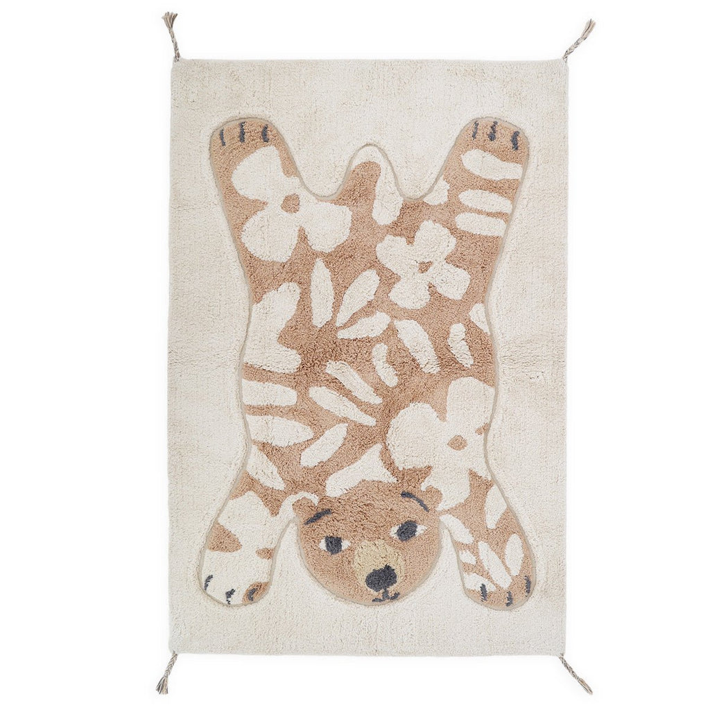 FLOWERBEAR wasbaar katoenen kindervloerkleed 100x150