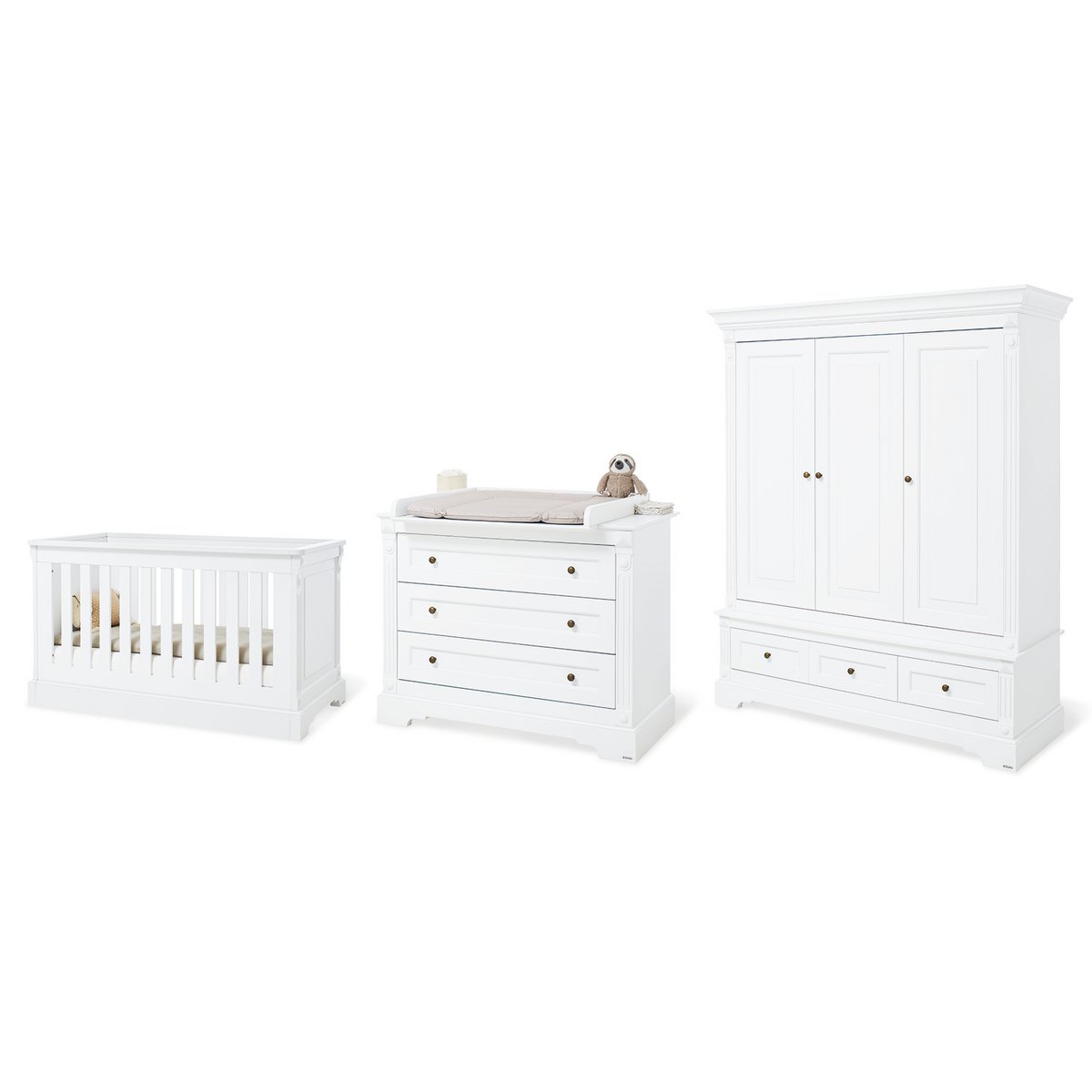 Pinolino Kinderkamer Emilia – 3-delig – Breed + Grote Kledingkast