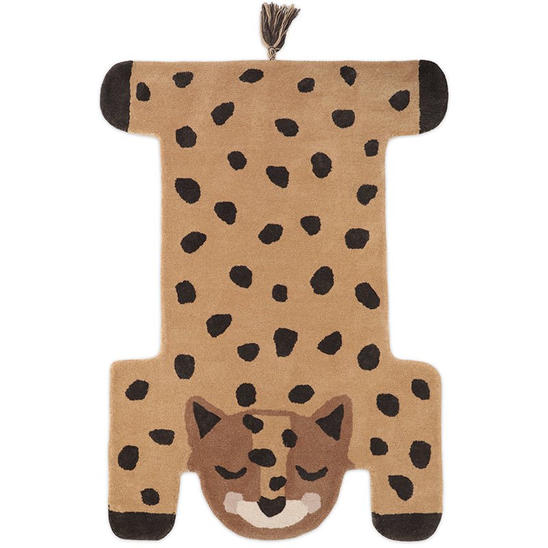 Nattiot KUMAKO leopard vloerkleed 90x125