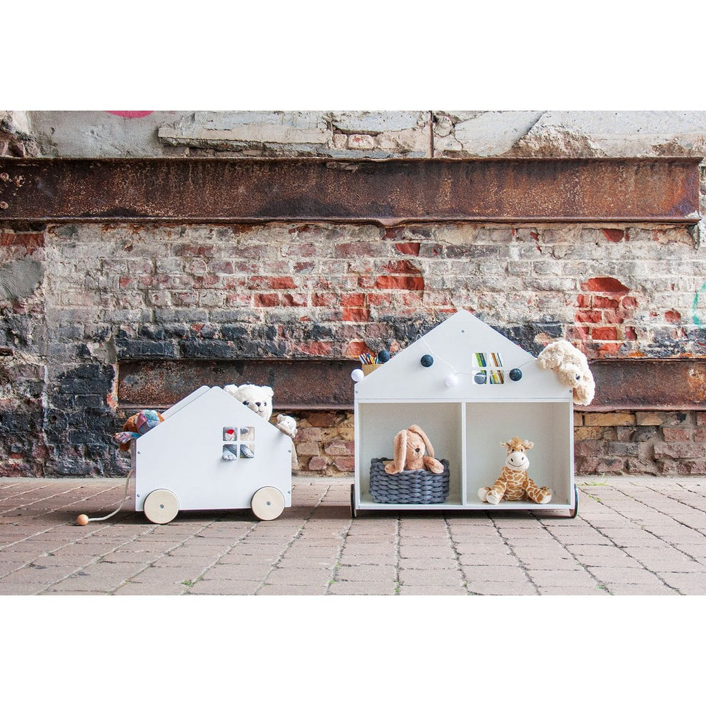 Houten boekenkast huis