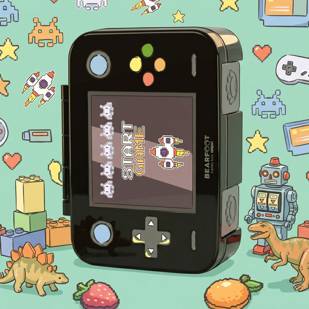 Leaf kan met onderwerpen, licht en lek -proof - game zwart