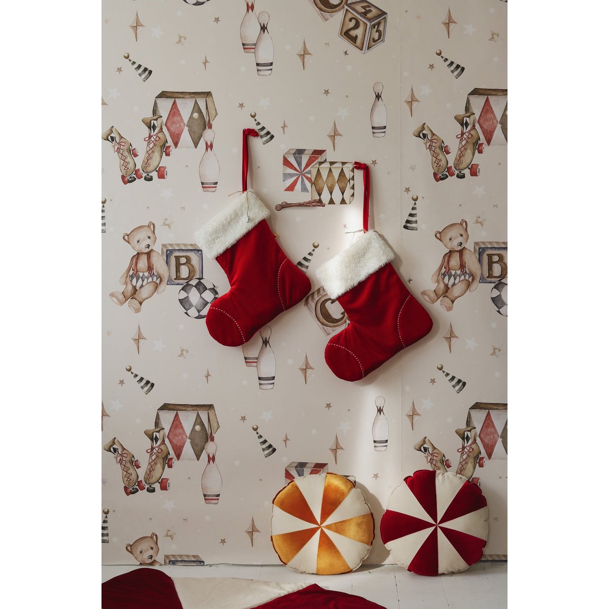 Moi Mili Ronde Speelmat Candy – Rood
