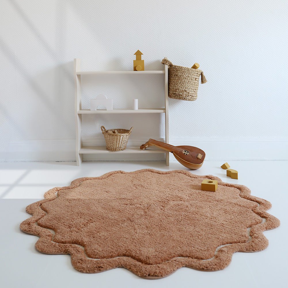 Nattiot Sweet April Vloerkleed - Toffee - Wasbaar Katoen