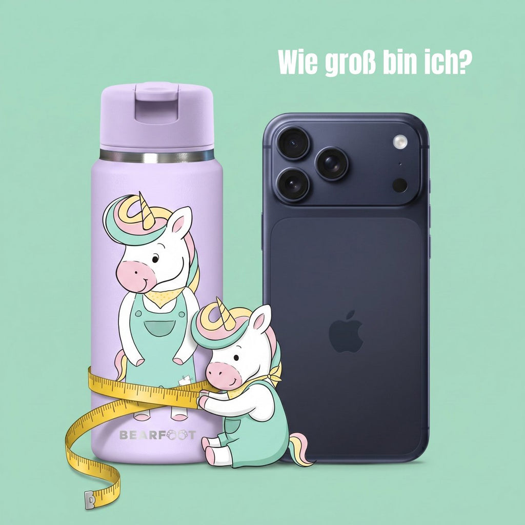 TINY Thermo kinderdrinkfles RVS - eenhoorn